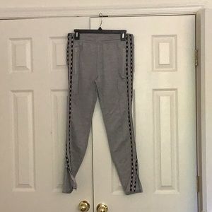 PINK gray sweats, hardly worn